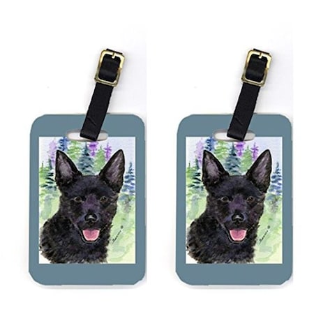 Carolines Treasures Carolines Treasures SS8013BT Australian Kelpie Luggage Tags; Pair Of 2 SS8013BT